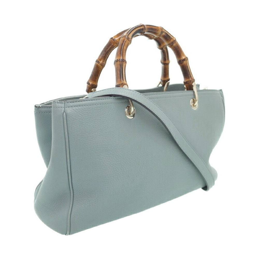 Gucci Flora Shopper Medium Bamboo 2way Tan Bag